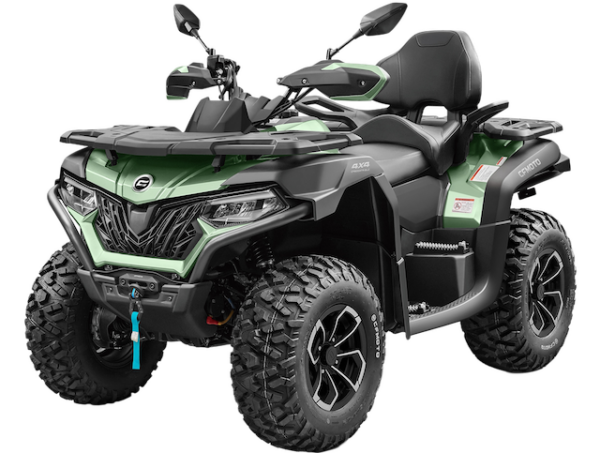 квадроцикл cforce 625 touring hunter green left45 no-abs