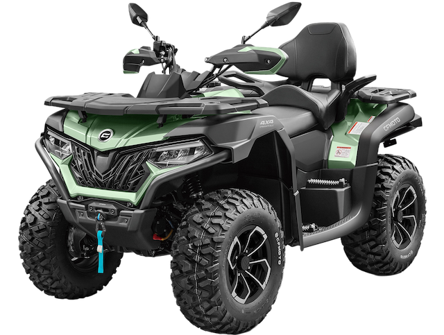 квадроцикл cforce 625 touring hunter green left45 no-abs